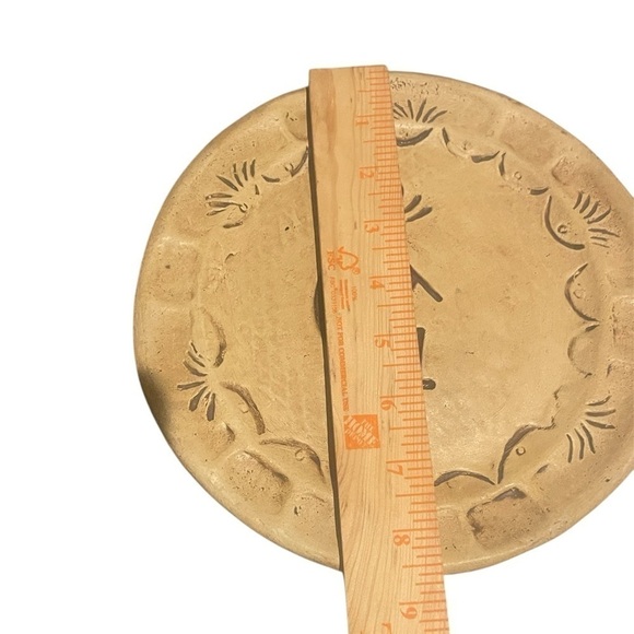 Kokopelli Ceramic Wall Plaque  Hopi Dancers Made in Mexico EUC 8.5" - Picture 3 of 4